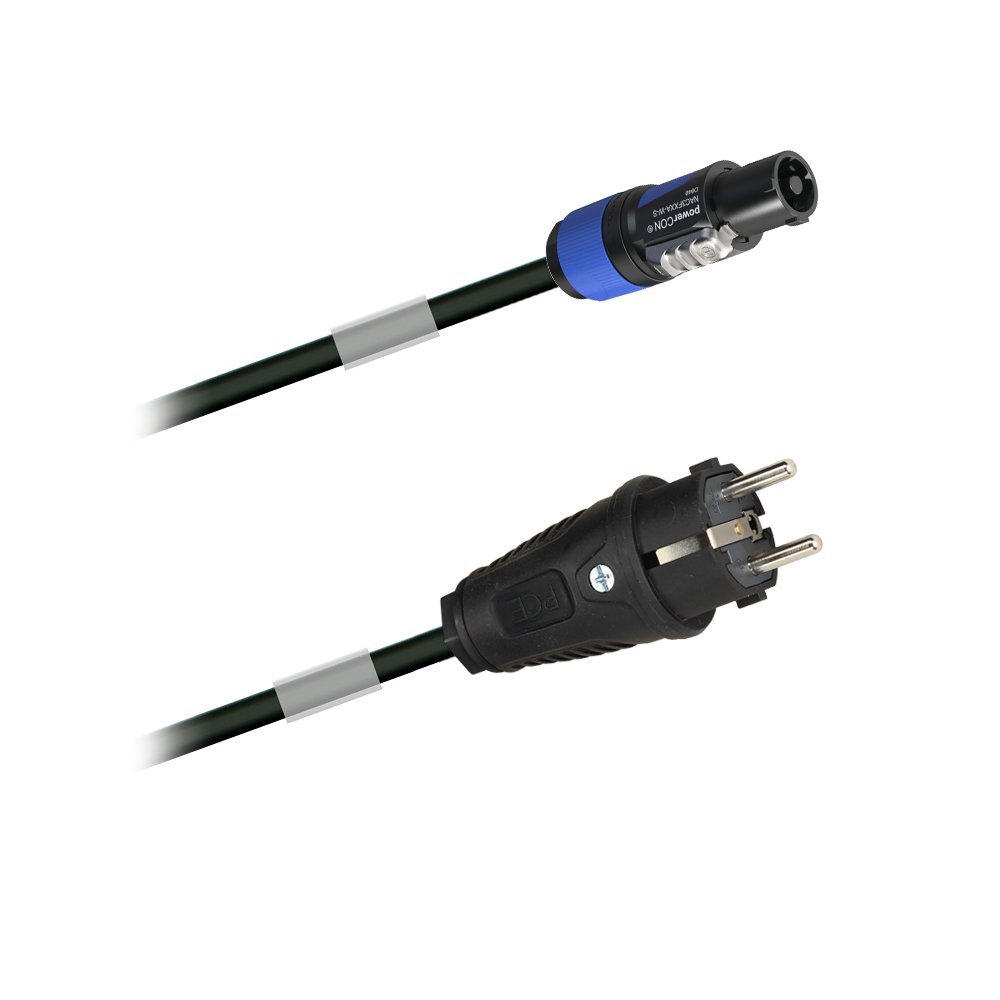 powerCON-Gummi-Netzkabel H07RN-F 3G 1,5mm²